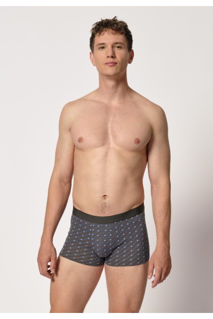 HUBER pánske panty Print Selection S24 - prismazure diagonals (Farba prismazure diagonals-h259, Veľkosť XXL)