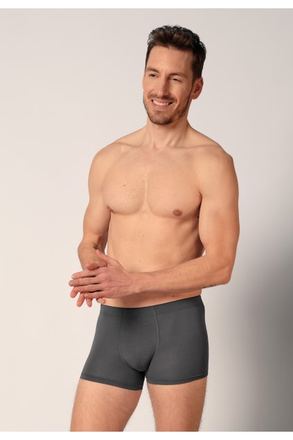 HUBER pánske panty Soft Modal B25 - asphalt (Farba asphalt-h182, Veľkosť XXL)