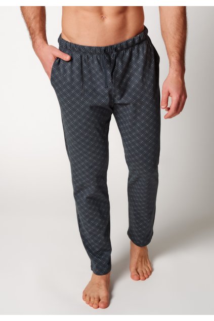 HUBER pánske nohavice dlhé Night Selection W25 - odysseygrey check (Farba odyssey gray check-h443, Veľkosť XXL)