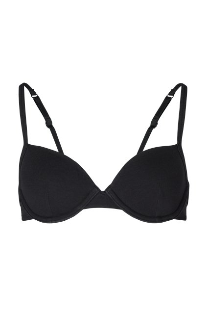 SKINY dievčenská podprsenka vystužená Cotton Essentials B25 - black (Farba black-7662, Veľkosť 75 A)