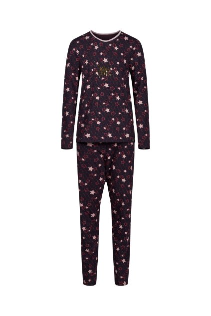 SKINY dievčenská pyžama dlhá Night In Skiny B25 - grapeblush stars (Farba grapeblush stars-s725, Veľkosť 176)