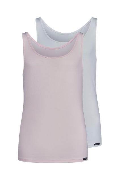 SKINY dievčenské tielko 2-balenie Cotton Multipacks B25 - pearl (Farba pearl selection-s140, Veľkosť 176)