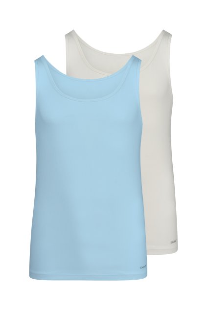 SKINY dievčenské tielko 2-balenie Cotton Multipacks B25 - angelwhite