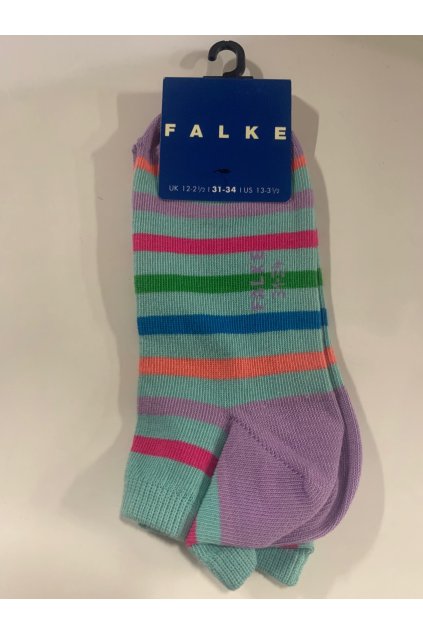 FALKE detské ponožky sneaker Stripe BX - mint (Farba mint-6980, Veľkosť 31-34)