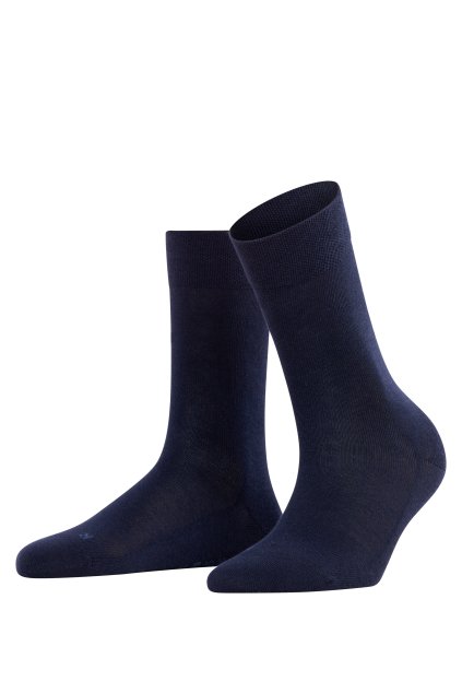 FALKE dámske ponožky Sensitive London - dark navy (Farba dark navy-6379, Veľkosť 39-42)