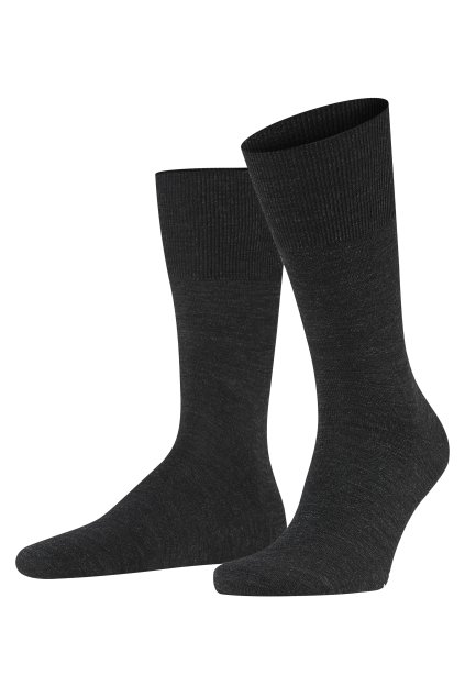 FALKE pánske ponožky Airport - antracite mele (Farba antracite mele-3080, Veľkosť 43-44)