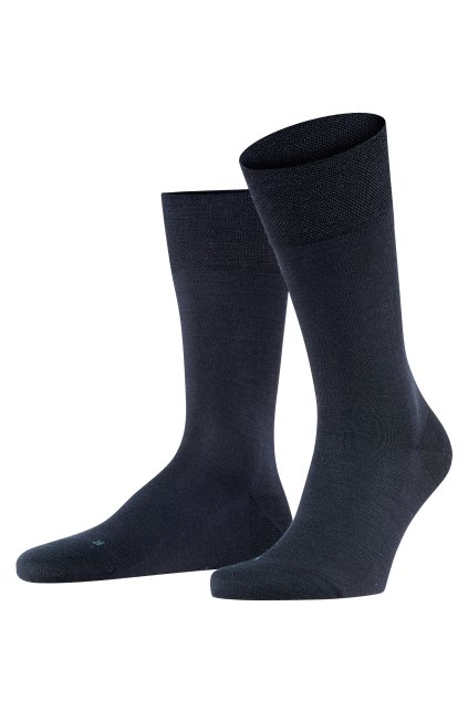 FALKE pánske ponožky  Sensitive Berlin - dark navy (Farba dark navy-6370, Veľkosť 47-50)