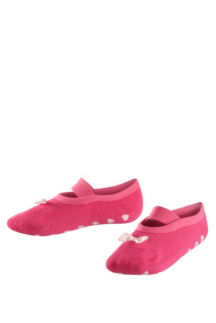 FALKE dievčenské domáce balerínky Catpads - fuchsia (Farba fuchsia-8552, Veľkosť 35-38)