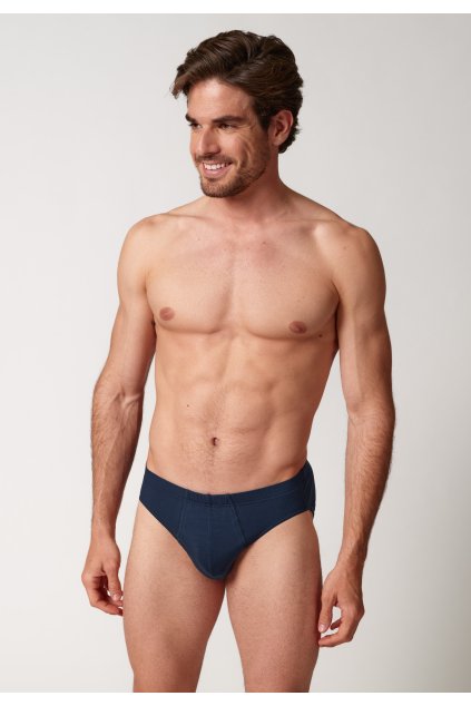 HUBER pánske slipy Brasil Cool Lyocell Selection B25 - alp night (Farba alp night-h300, Veľkosť XL)