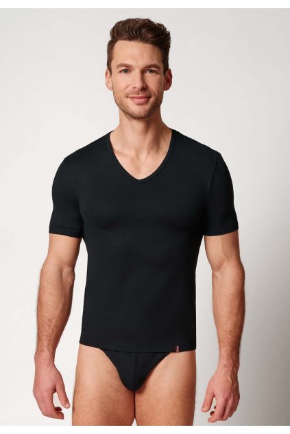 huber basic 252 m hautnahoriginal vneckshirtsslv 110144 017665 040