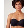 HUBER podprsenka Bandeau  Bra Selection B25 - black (Farba black-7665, Veľkosť 90 B)