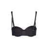 HUBER podprsenka Bandeau  Bra Selection B25 - black (Farba black-7665, Veľkosť 90 B)