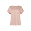 HUBER dámske tričko krátky rukáv Night Basic Selection B25 - dusty rose (Farba dusty rose-h098, Veľkosť 46)