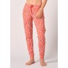 SKINY dámske nohavice dlhé Night In Skiny WX - ochre animal (Farba ochre animal-s419, Veľkosť 40)