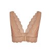 SKINY podprsenka mäkká Bamboo Lace B25 - bronze (Farba bronze-3297, Veľkosť 42)