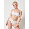 SKINY dámsky Crop top Cotton Lace Essentials B25 - white (Farba white-0500, Veľkosť 42)