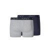 SKINY pánske panty 2-balenie Cotton Multipack B25 - grey blue (Farba greyblue selection-2062, Veľkosť XXL)