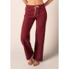 HUBER dámske nohavice dlhé Lounge Trend Selection WX - cabernet (Farba cabernet-h172, Veľkosť 46)