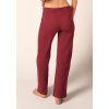 HUBER dámske nohavice dlhé Lounge Trend Selection WX - cabernet (Farba cabernet-h172, Veľkosť 46)