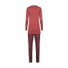 HUBER dámska pyžama dlhá Night Selection WX - mineral red (Farba mineral red-h174, Veľkosť 36)