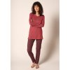 HUBER dámska pyžama dlhá Night Selection WX - mineral red (Farba mineral red-h174, Veľkosť 36)