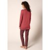 HUBER dámska pyžama dlhá Night Selection WX - mineral red (Farba mineral red-h174, Veľkosť 36)