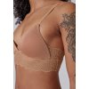SKINY podprsenka s vyberateľnými výstužami Bamboo Lace B25 - bronze (Farba bronze-3297, Veľkosť 42/C-D)