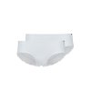 SKINY dámske panty 2-balenie Cotton Lace Essentials B25 - white (Farba white-0500, Veľkosť 42)