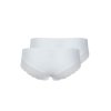 SKINY dámske panty 2-balenie Cotton Lace Essentials B25 - white (Farba white-0500, Veľkosť 42)