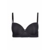 HUBER podprsenka vystužená Soft Floral Micro B25 - black (Farba black-7665, Veľkosť 95 E)
