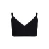 SKINY dievčenský Bustier s odnímateľnými vankúšikmi Fantasticomfort B25 - black (Farba black-7665, Veľkosť 176)