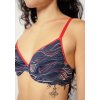 SKINY podprsenka Spacer Maritimesh S24 - cheekynavy waves (Farba cheekynavy waves-s572, Veľkosť 85 B)