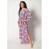 SKINY Dámske šaty s dlhým rukávom Beachwear (Seattraction) (Farba futurerose flowers-s575, Veľkosť 44)