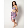 SKINY Dámske pareo Beachwear (Seattraction) (Farba futurerose flowers-s575, Veľkosť ONE SIZE)