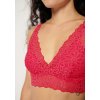 SKINY podprsenka mäkká Sensationalace S24 - be red (Farba be red-s554, Veľkosť 42/C-D)