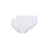 HUBER dámske nohavičky Maxi 2 balenie Cotton 2 Pack B25 - white (Farba white-0500, Veľkosť 50)