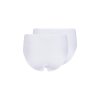 HUBER dámske nohavičky Maxi 2 balenie Cotton 2 Pack B25 - white (Farba white-0500, Veľkosť 50)
