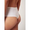 HUBER dámske nohavičky Tanga 2-balenie Micro 2Pack B25 - white (Farba white-0500, Veľkosť 46)