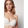 HUBER podprsenka Push-Up Micro Lace B25 - ivory (Farba ivory-0609, Veľkosť 85 B)