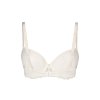 HUBER podprsenka Push-Up Micro Lace B25 - ivory (Farba ivory-0609, Veľkosť 85 B)