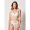 HUBER podprsenka Push-Up Micro Lace B25 - ivory (Farba ivory-0609, Veľkosť 85 B)