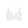 HUBER podprsenka mäkká Bra Selection B25 - white (Farba white-0500, Veľkosť 95 D)