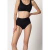 HUBER dámske nohavičky vysoký pás Perfect Shape B25 - black (Farba black-7664, Veľkosť 48)