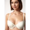 HUBER podprsenka vystužená Micro Ornament B25 - ivory (Farba ivory-0609, Veľkosť 90 D)
