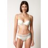 HUBER podprsenka Push-Up Micro Ornament - B25 - ivory (Farba ivory-0609, Veľkosť 85 B)