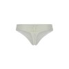 HUBER dámske nohavičky tanga Micro Ornament B25 - ivory (Farba ivory-0609, Veľkosť 44)