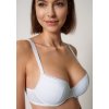 HUBER podprsenka Push-Up Traditional Lace B25 - white (Farba white-0500, Veľkosť 95 C)