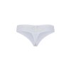 HUBER dámske nohavičky Tanga Traditional Lace B25 - white (Farba white-0500, Veľkosť 46)