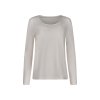 HUBER dámske tričko dlhý rukáv Mix & Match W24 - whisper white (Farba whisper white-h212, Veľkosť 38)
