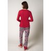 HUBER dámska pyžama dlhá Night Selection WX - alp red (Farba alp red-h298, Veľkosť 36)